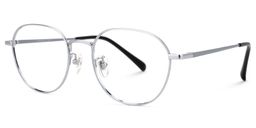 Vasquez Geometric Silver Glasses1