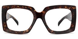 Yael Square Tortoise Glasses0