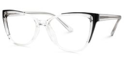 Rowe Cateye Clear Glasses1