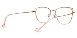 Unica Cateye Rose-Gold Glasses3