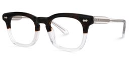 Biles Square Two-Tone Glasses1