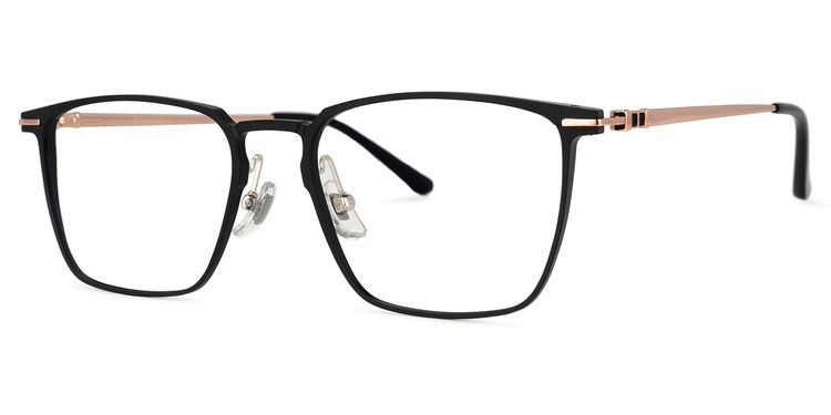 Ramirez Square Black Glasses