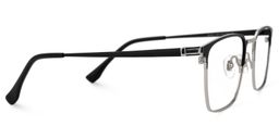 Khadajah Square Black-Silver Glasses2