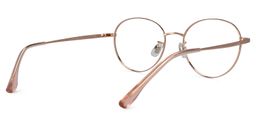 Glover Round Rose-Gold Glasses3
