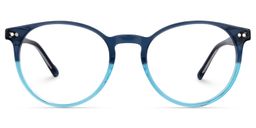 Ocasio Round Blue Glasses0