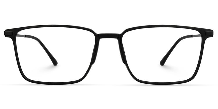 Cardona Square Black Glasses