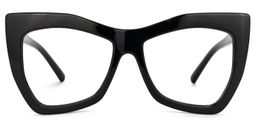 Zenteno Cateye Black Glasses0