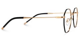 Reyes Black Geometric Glasses2