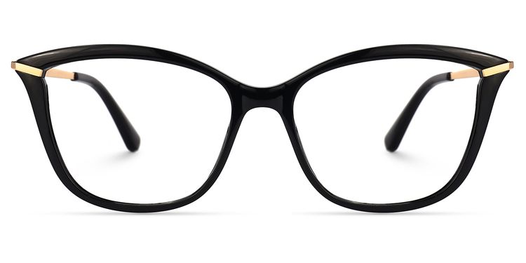 Bethea Cateye Black Glasses