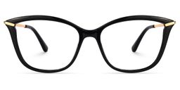Bethea Cateye Black Glasses0