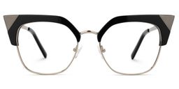 Vashtie Cateye Black Glasses 0