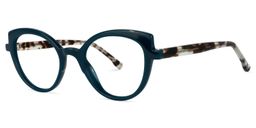Palmer Cateye Dark-Green Glasses1