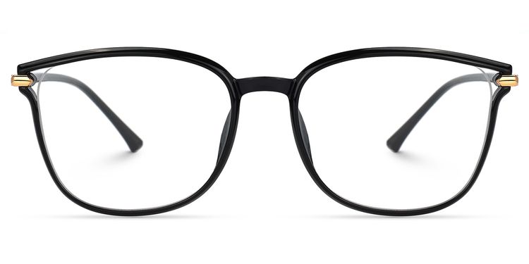 Mander Square Black Glasses