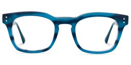 Moreau Square Blue Glasses                                                                                                                                                                                                                                     0