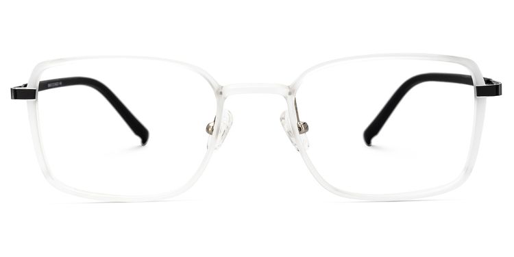 Claudie Square White Glasses