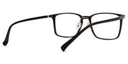 Voncille Square Black Glasses3