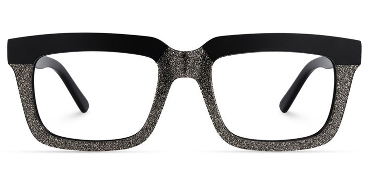 Lourdes Square Silver Glasses