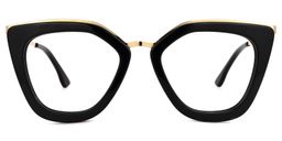Nandan Cateye Black Glasses0
