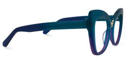 Blanquie Cateye Blue Glasses2