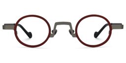 Betton Round Red Glasses0