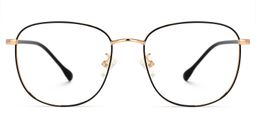 Navedo Square Black-Gold Glasses0