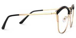 Saxton Geometric Black Glasses2