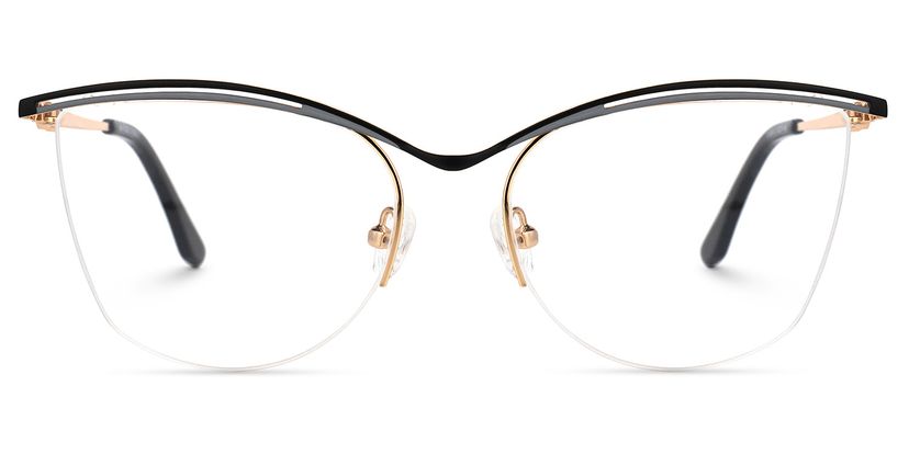 Sheri Cateye Black Glasses