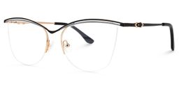 Sheri Cateye Black Glasses1