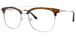 Dornisha Square Brown Glasses1