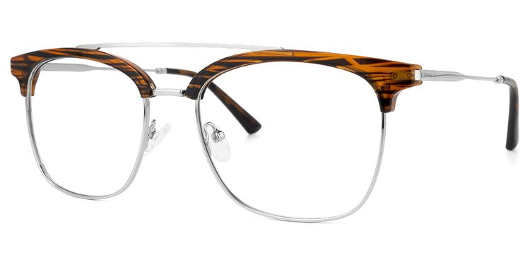 Dornisha Square Brown Glasses