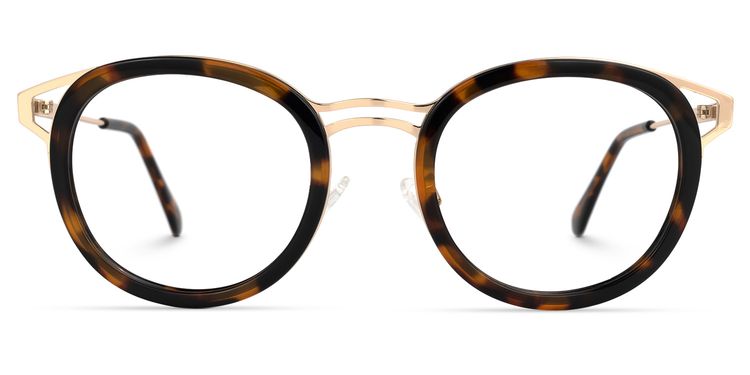 Nakesha Round Tortoise Glasses