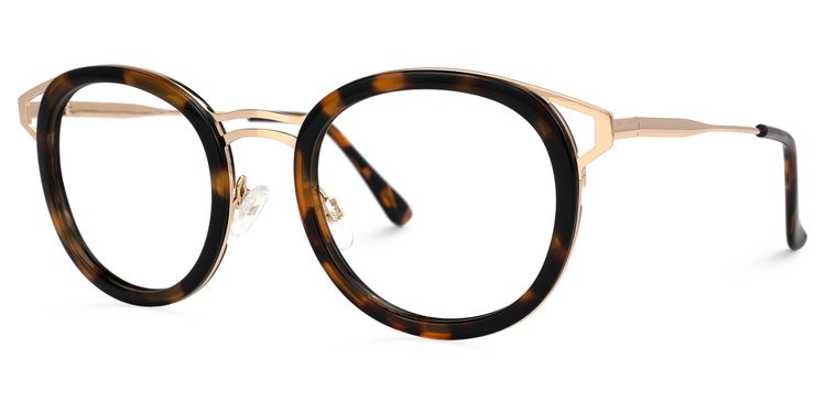 Nakesha Round Tortoise Glasses