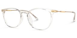 Vilanova Round Clear Glasses1