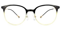 Santana Round Light-Green Glasses0