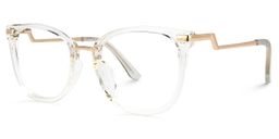 Toradger Cateye Clear Glasses1