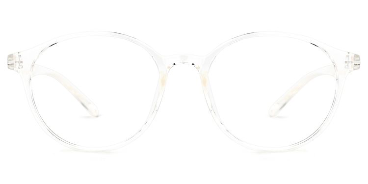 Calvente Round Clear Glasses