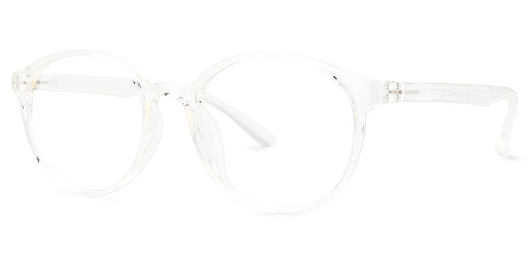 Calvente Round Clear Glasses