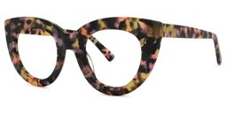 Trinidad Cateye Floral Glasses1