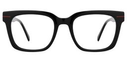 Pancha Square Black Glasses0