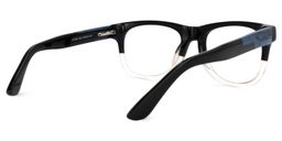 Lioness Square Black-Clear Glasses3