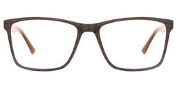 Nahomi Square Brown Glasses0