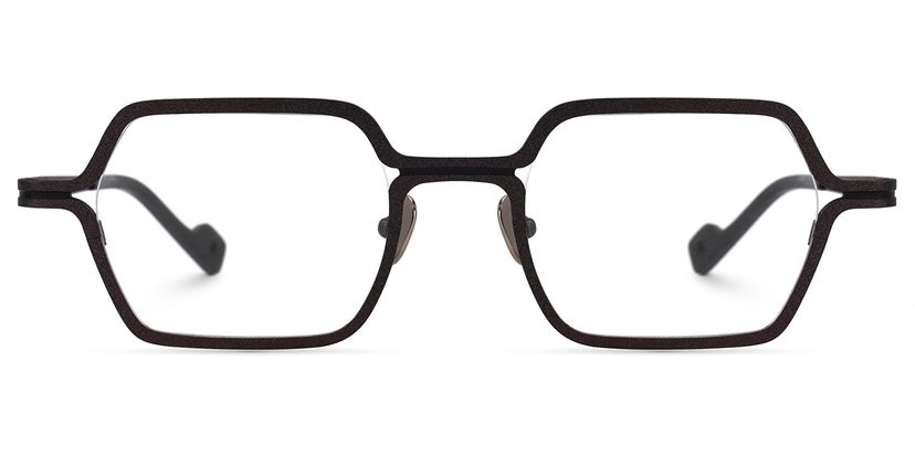 Katleend Square Black Glasses