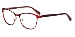 Claire Cat-eye Red Glasses3