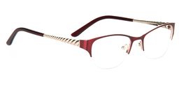 Evelyn Cat-eye Red Glasses4