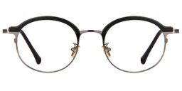 Heather Browline Gray Eyeglasses0