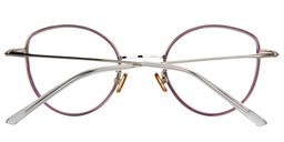 Cecilia Cat Eye Purple Glasses2