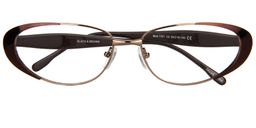 Muriel Oval Brown Glasses1