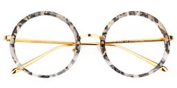 Kelly Round Black Glasses1