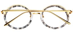 Kelly Round Black Glasses5