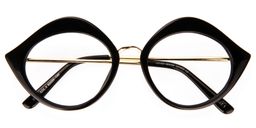 Cassiel Kiss Mouth Black Glasses1